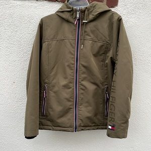 Tommy Hilfiger olive green coat